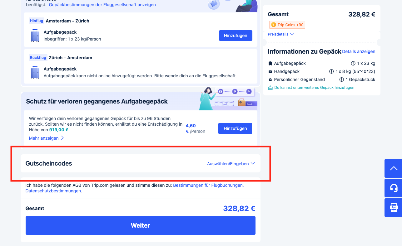 Trip.com Rabattcode