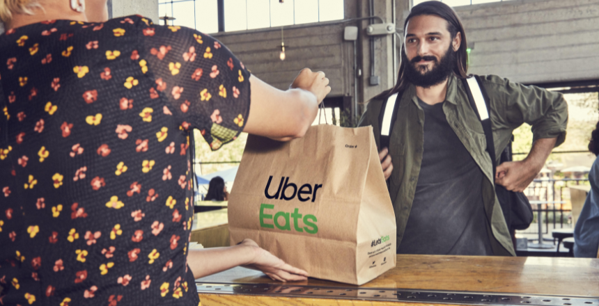 Uber Eats Lieferung