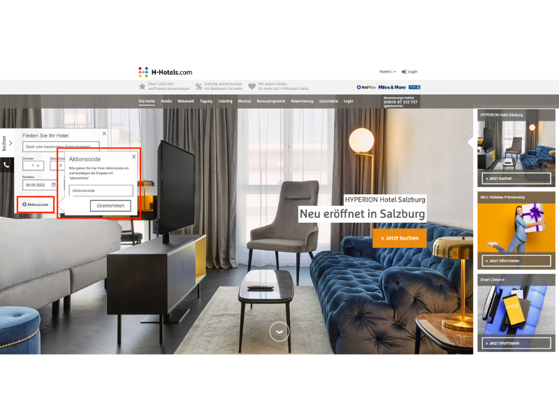 H-Hotels Rabattcode