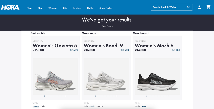 HOKA Shoe Finder