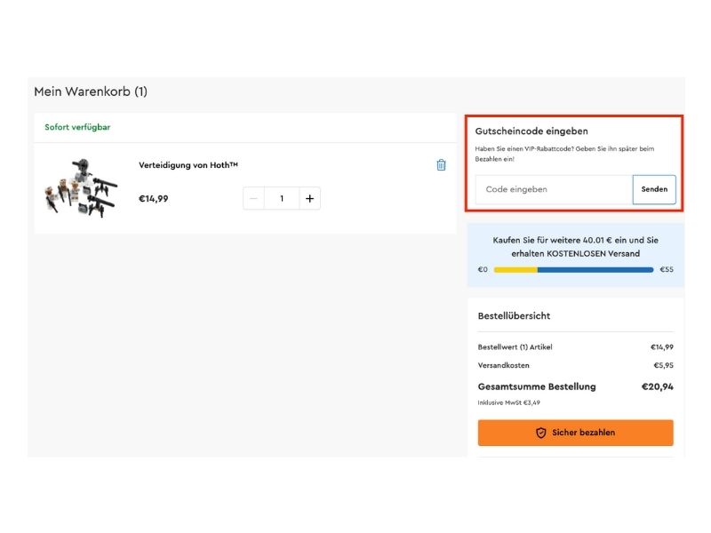 LEGO Rabattcode
