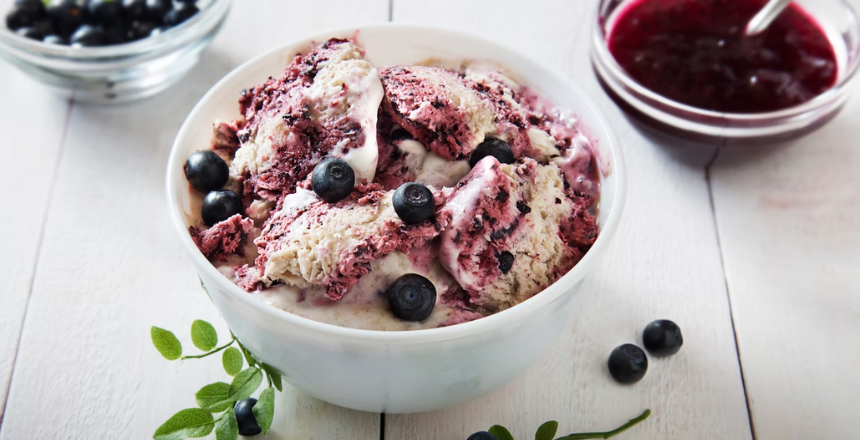 hausgemachtes Eis